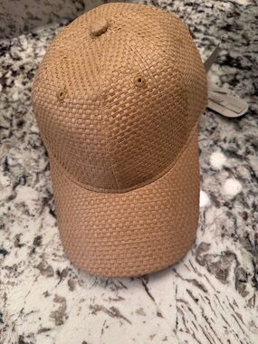 Wyeth Woven Straw Baseball Cap - Tan..nwt..unisex